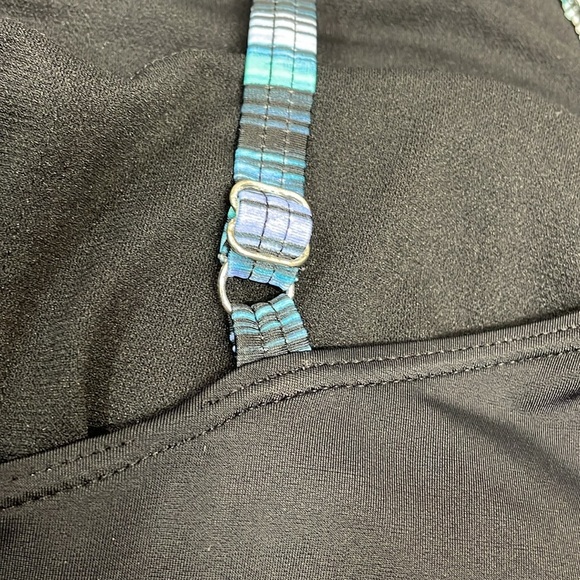 Gabar Horizon Stripe High Neck One Piece Tummy Control Swimsuit 12 - Picture 8 of 15